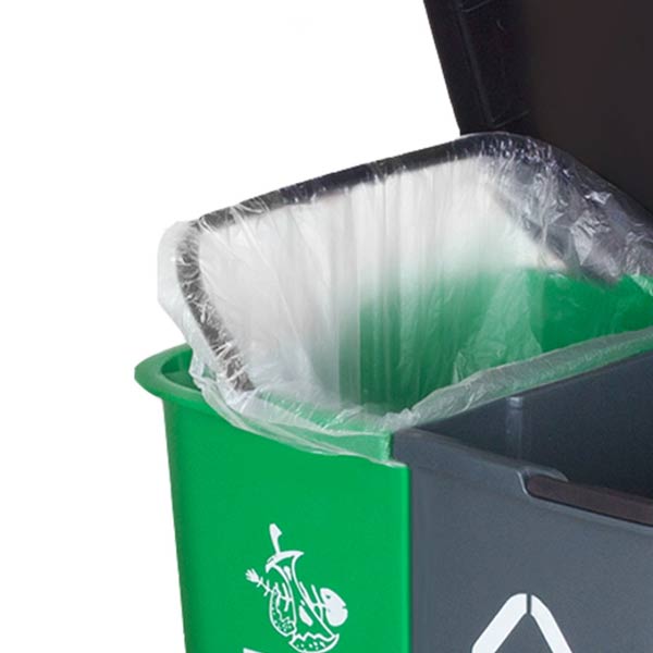 Dễ dàng lồng thêm túi ni-lông vào thùng rác