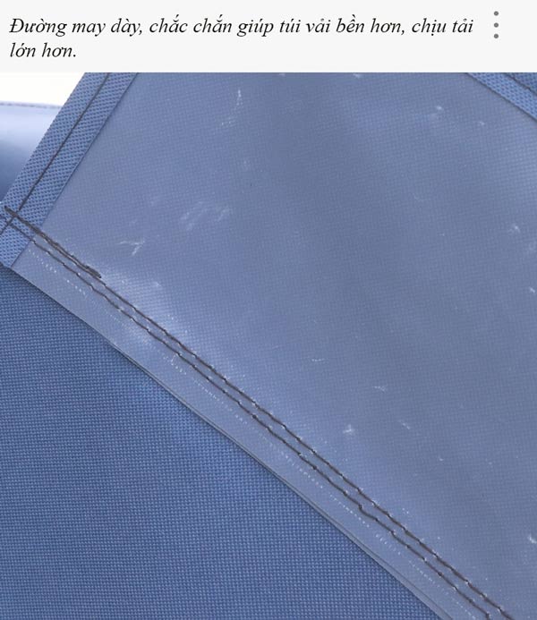 Đường may của túi cực kỳ chắc chắn