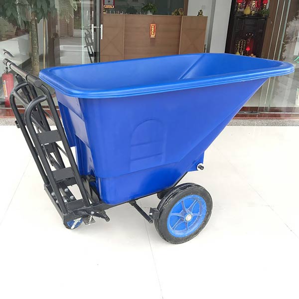 Xe chở rác 3 bánh loại 350 lít dung tích