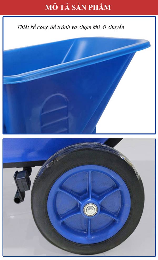 Tham khảo đặc điểm thiết kế xe chở rác 3 bánh