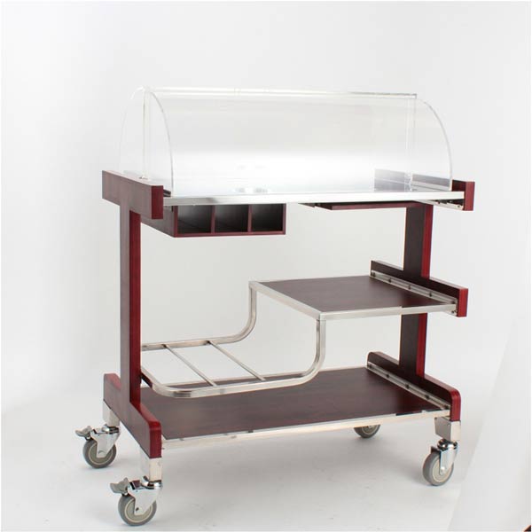 Xe đẩy rượu, thức uống nhà hàng, khách sạn