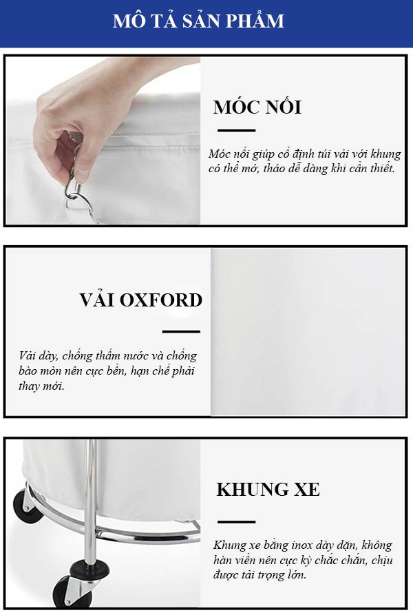 Tham khảo các đặc điểm khác của xe giặt là