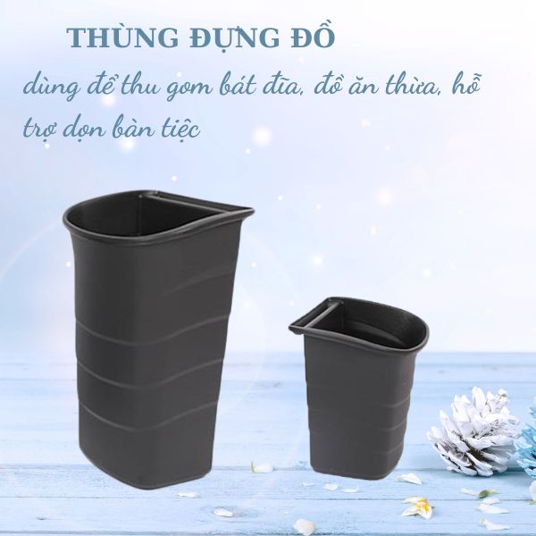 Thùng nhựa chứa đồ lắp vào khung xe