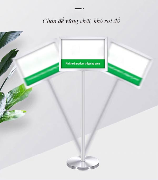 Chân đế tròn cực kỳ vững chãi, chống đổ ngã