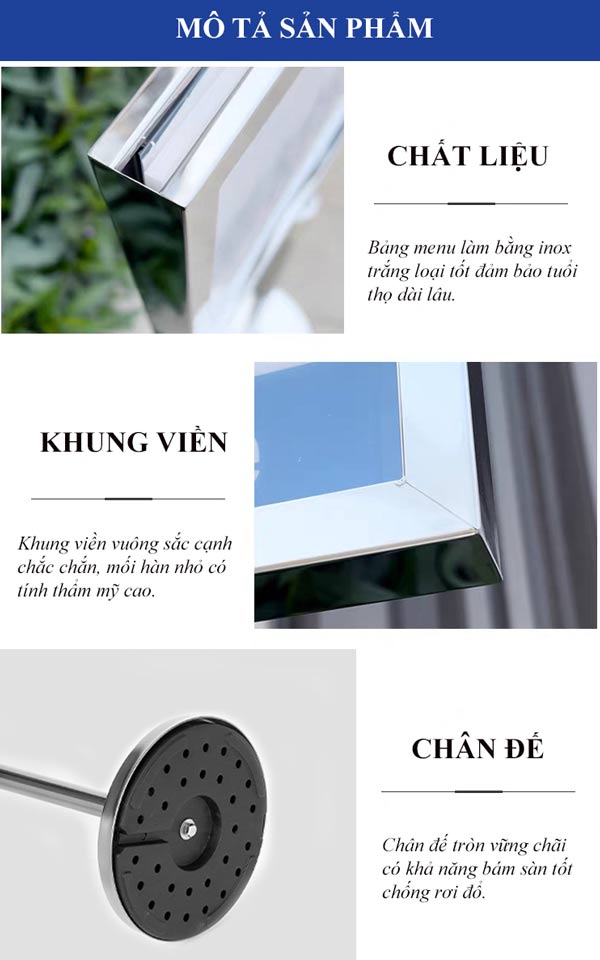 Đặc điểm thiết kế bảng tin menu