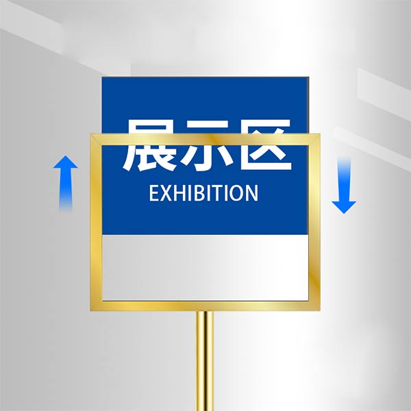 Khung viền bảng mỏng bằng inox mạ vàng