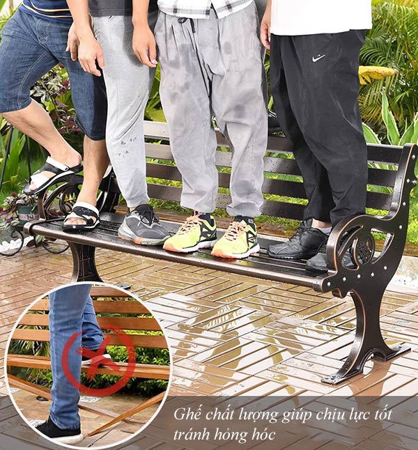 Không nên đứng lên ghế, ngồi quá tải trọng ghế