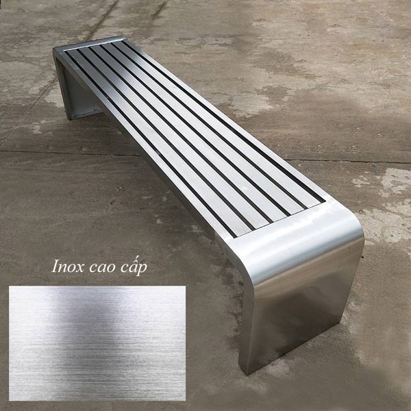 Hành Tinh Xanh có sẵn ghế băng không tựa bằng inox