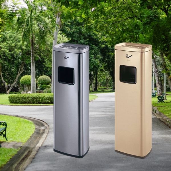Cây gạt tàn đựng thuốc lá công cộng