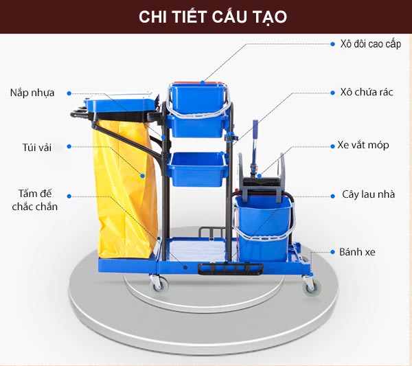 Chi tiết cấu tạo xe dọn vệ tinh tòa nhà