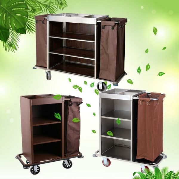 Xe làm buồng là thiết bị quan trọng với nhân viên vệ sinh