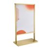 Bảng Standee quảng cáo inox vàng