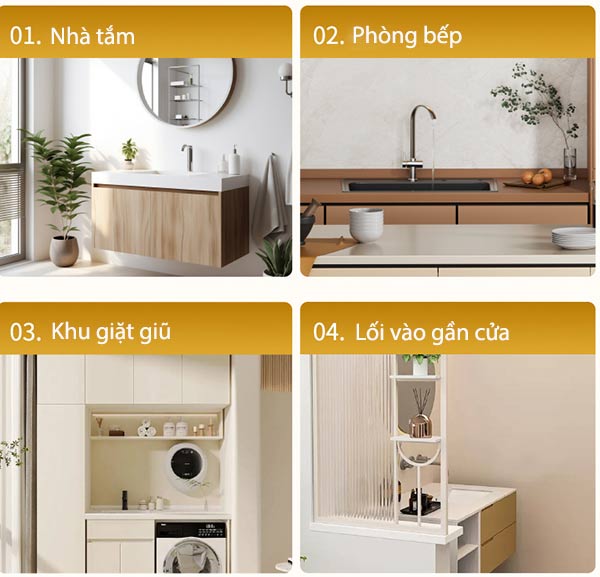 Phù hợp với nhiều không gian sử dụng