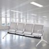 Ghế băng chờ bằng inox kết cấu 4 chỗ ngồi
