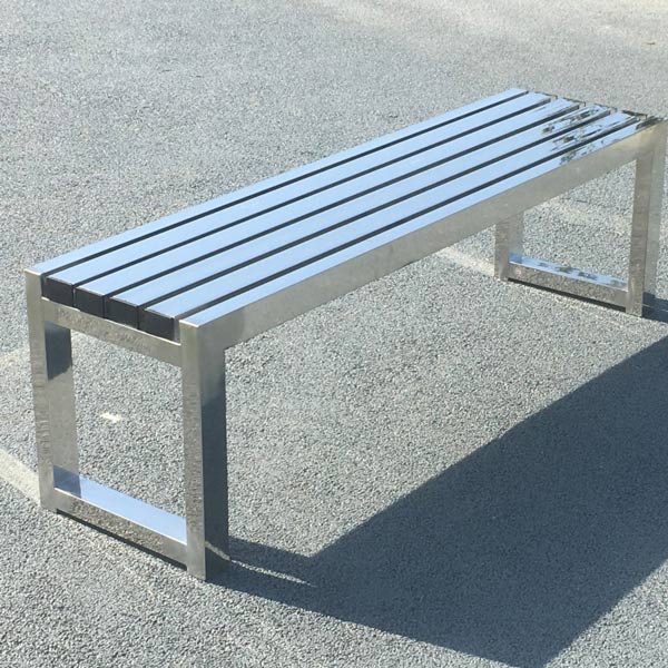 Ghế inox công viên không tựa