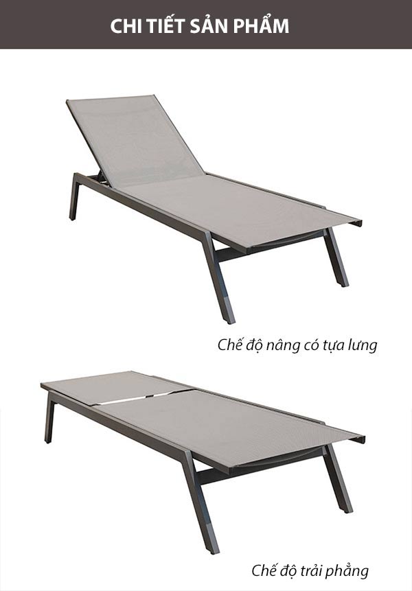 Liên hệ Hành Tinh Xanh để mua ghế hồ bơi ngoài trời vải lưới chất lượng