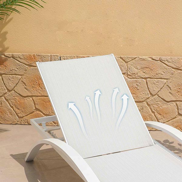 Mặt nằm bằng vải lưới thông thoáng