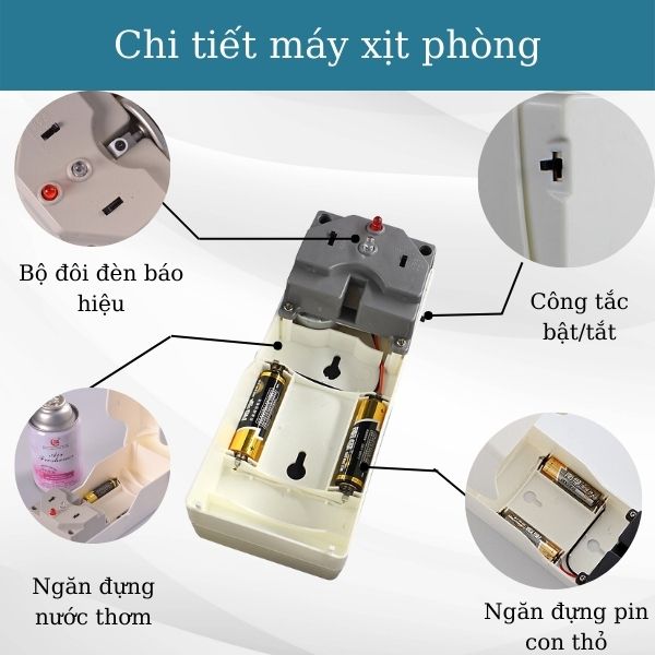 Khám phá chi tiết máy xịt phòng