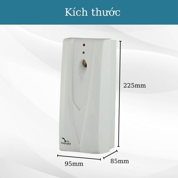 Chi tiết kích thước máy xịt thơm phòng