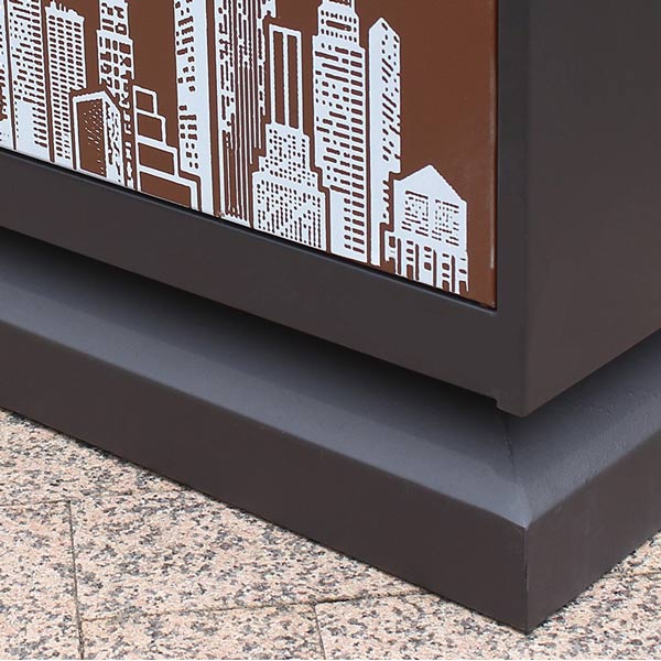 Chân đế thùng rác bám sàn tốt