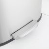 Thùng rác inox vuông đạp chân
