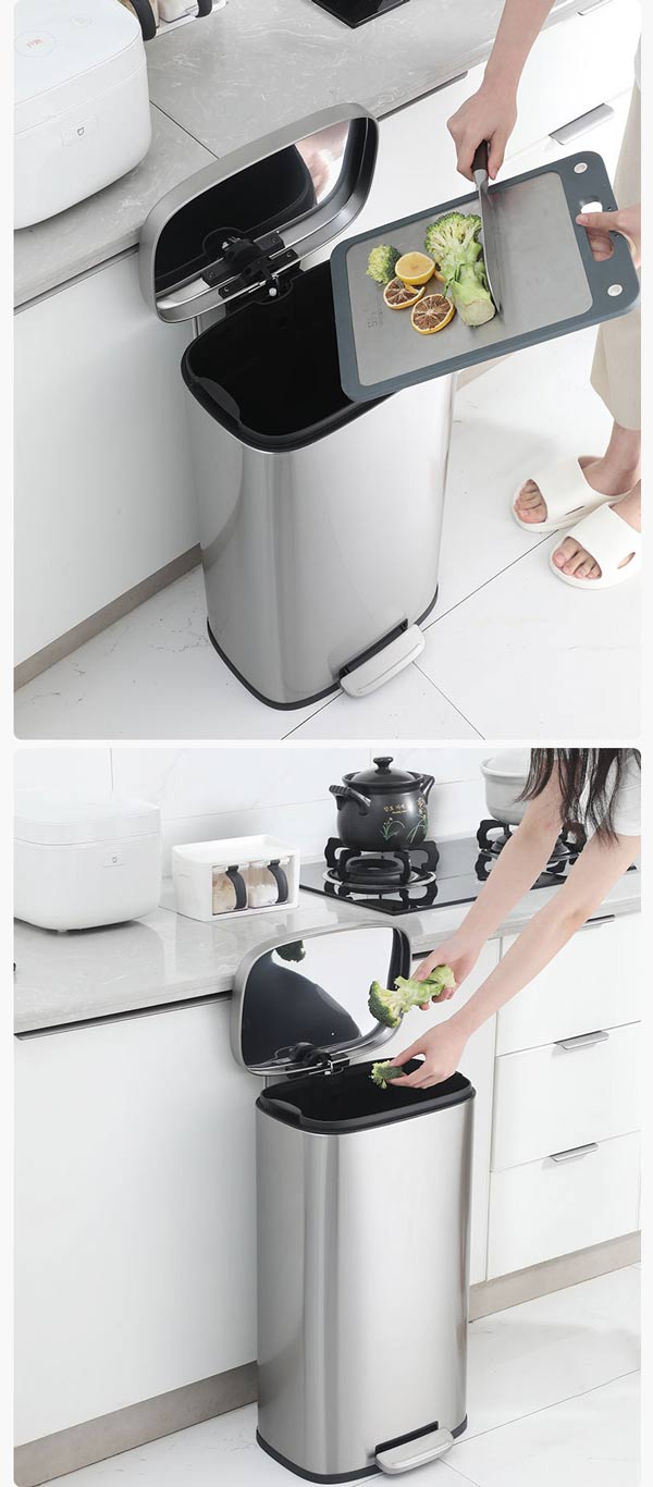 Thùng rác dung tích lớn dùng chứa rác thải nhà bếp, khu đông người