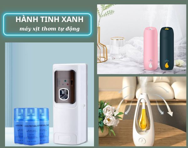 Liên hệ Hành Tinh Xanh để mua máy xịt thơm chính hãng mới