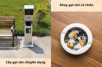 Bạn chọn mua khay gạt tàn hay trụ đứng đựng tàn thuốc?