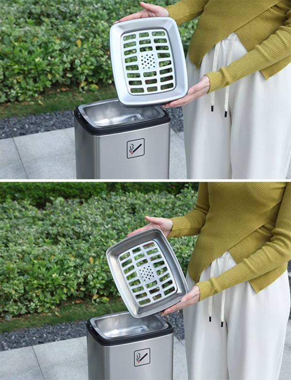 Lưu ý vệ sinh thường xuyên cho trụ gạt tàn