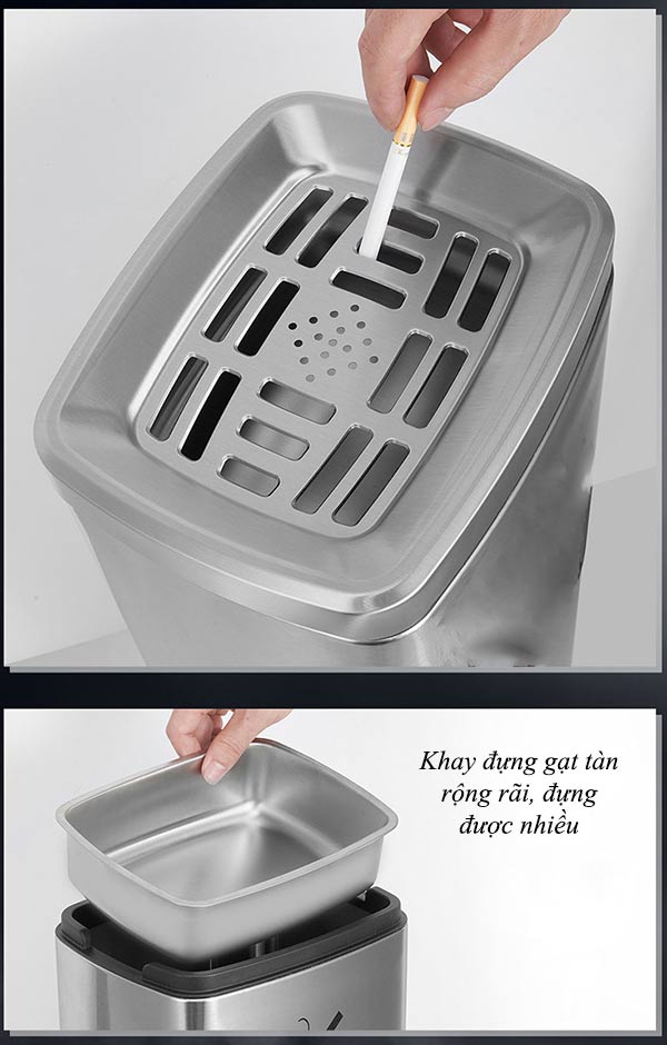 Thử sử dụng để kiểm chứng khả năng hoạt động của cây gạt tàn