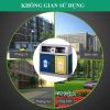 Thùng rác phân loại 2 ngăn bằng thép