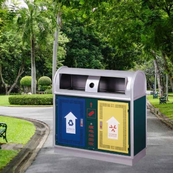 Thùng rác nên để ở nơi có bóng râm một chút