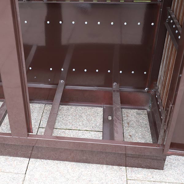 Các chi tiết của thùng rác cực kỳ hoàn hảo