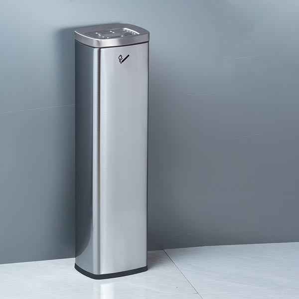 Mẫu cây gạt tàn inox dùng cho không gian công cộng