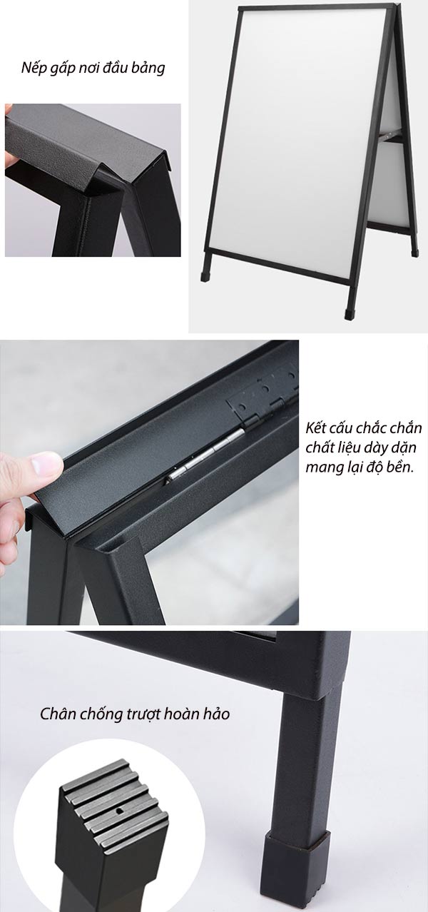 Khám phá đặc điểm thiết kế, cấu tạo bảng standee