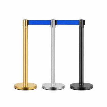 Cột chắn dây căng màu xanh biển