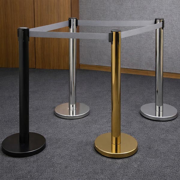 Đặt mua ngay cột chắn phân làn màu ghi loại tốt