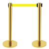 Cột chắn dây kéo màu vàng