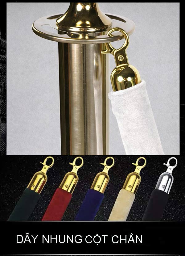 Hành Tinh Xanh sở hữu rất nhiều màu sắc dây nhung cột chắn