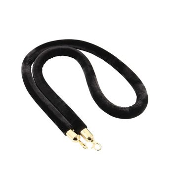 Dây nhung cột chắn màu đen