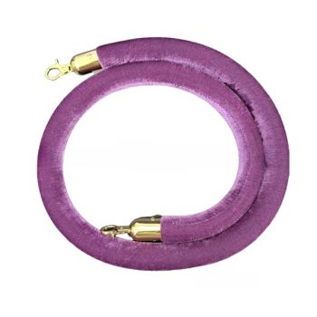 Dây nhung màu tím cho trụ chắn