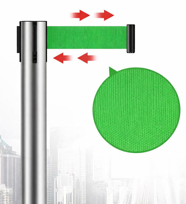 Phần dây căng màu xanh lá có thể in slogan