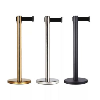 Trụ chắn inox dây kéo màu đen