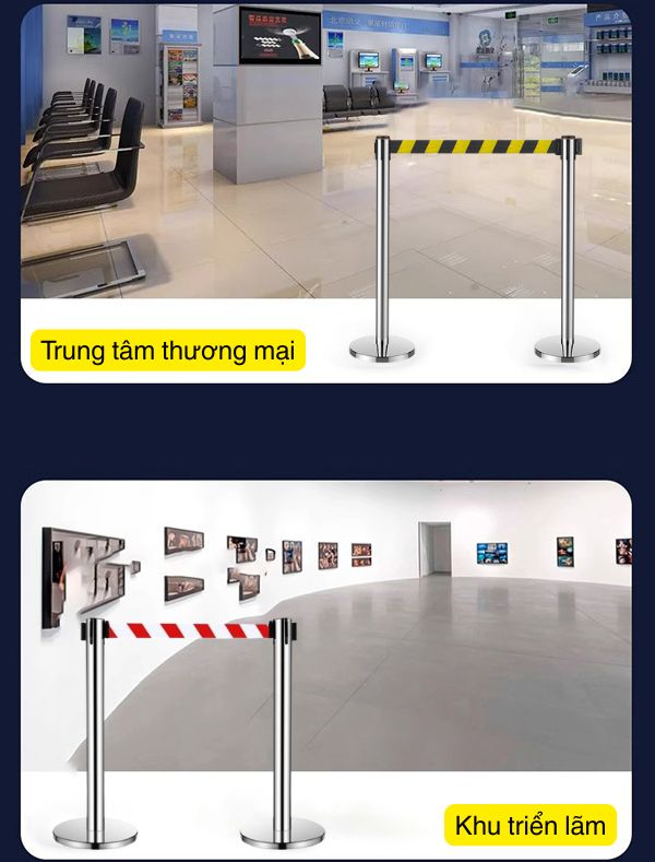 Mẫu cột chắn dây kéo mang lại tính ứng dụng, cảnh báo cao