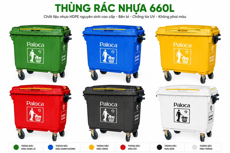 Thùng rác phân loại rác thải