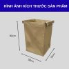 Kích thước túi vải bạt xe thu gom đồ vải