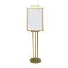 Bảng chỉ dẫn thông tin đặt sảnh bằng inox vàng