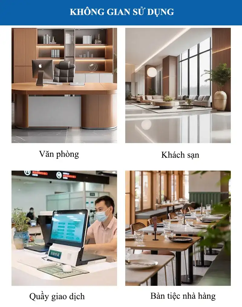 Biểu chức danh dùng ở nhiều không gian