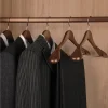 Móc gỗ treo áo vest áo khoác nam nữ màu nâu