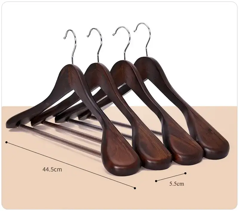 Kích thước móc treo áo vest, áo khoác bằng gỗ